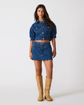 DELILAH SKORT BLUE DEPTHS